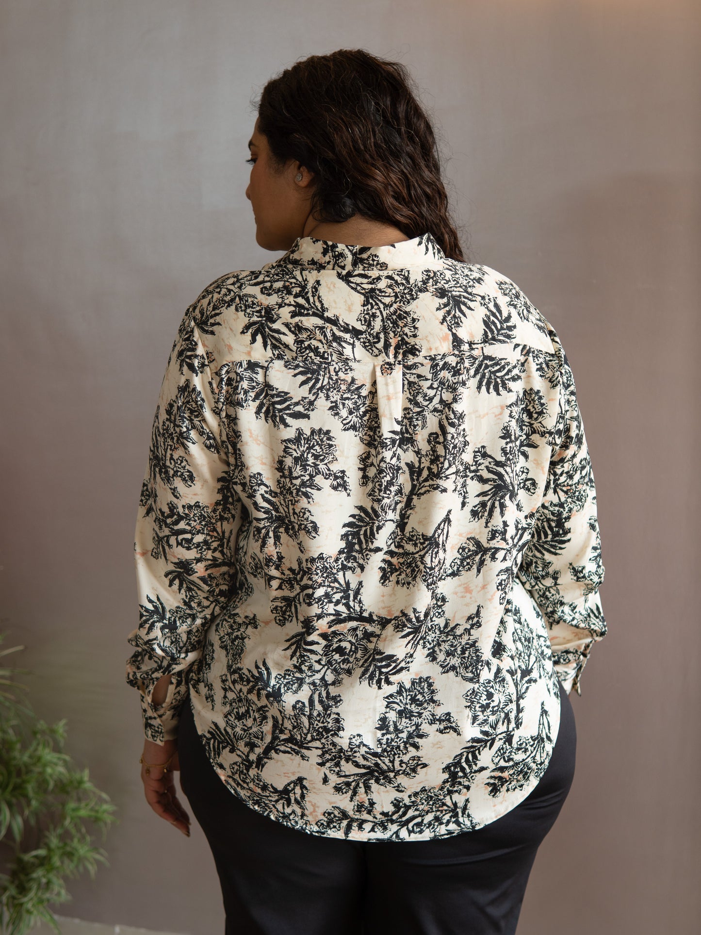 Ivory Dream Satin Shirt