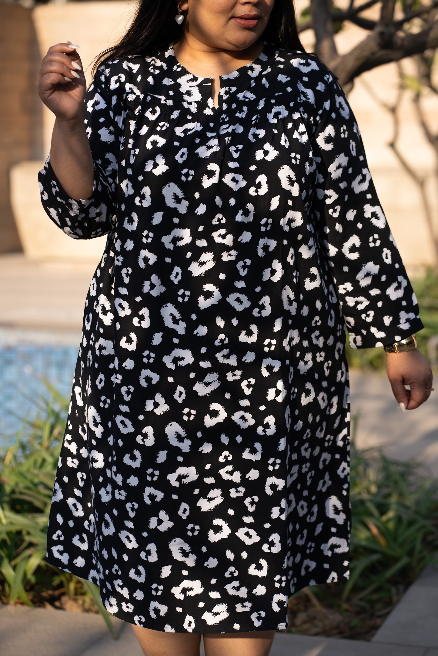 Radiance Black Swan Dress