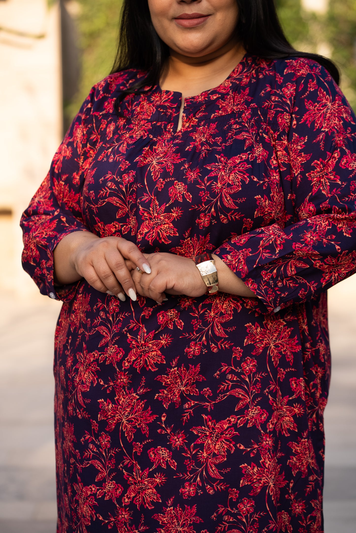Elegant Red Charm Dress