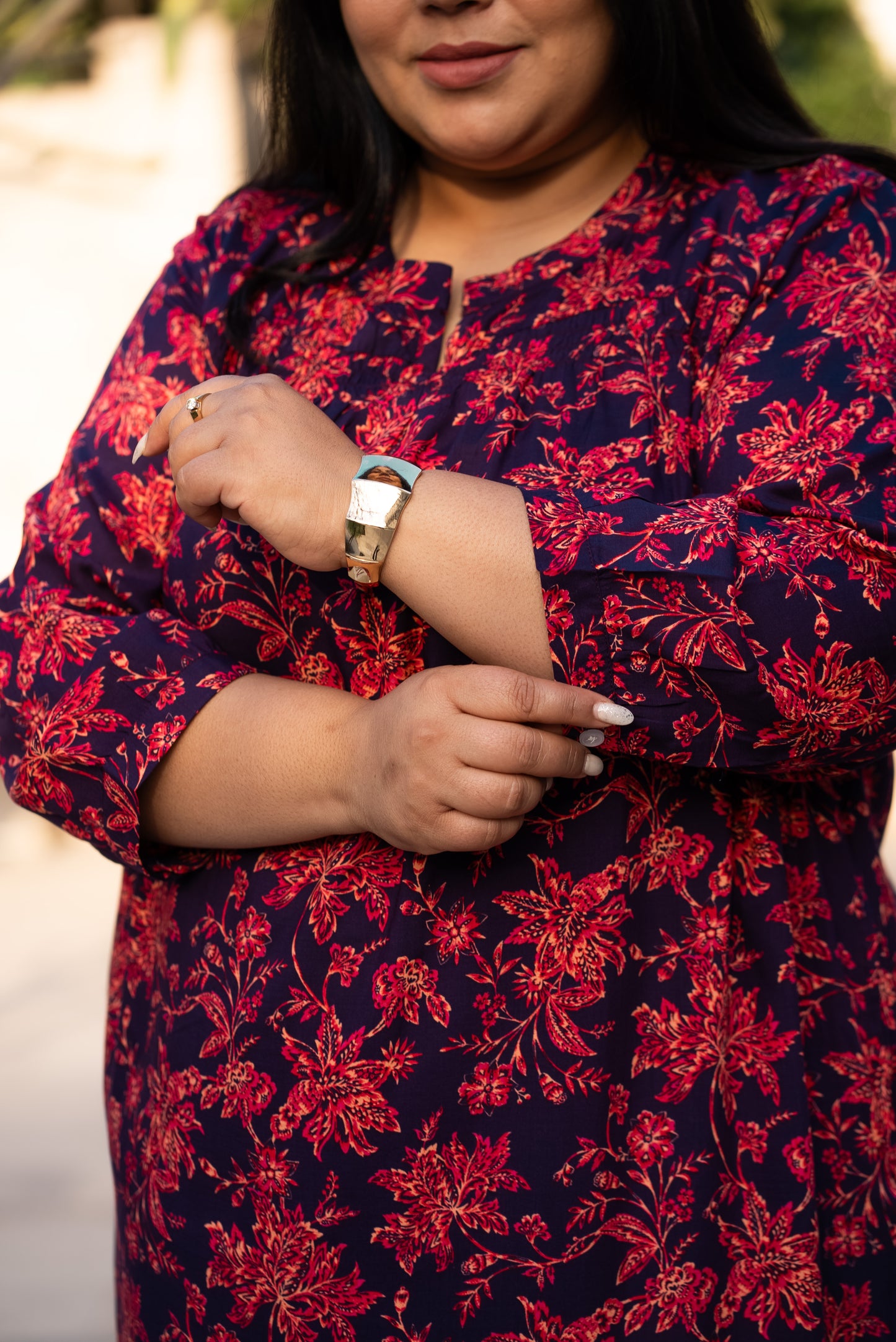 Elegant Red Charm Dress