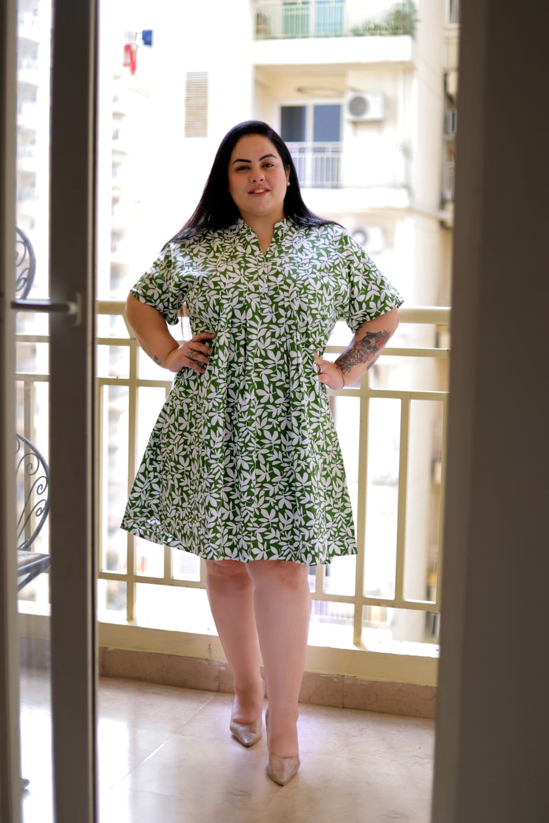 Adorable Serene Green Dress