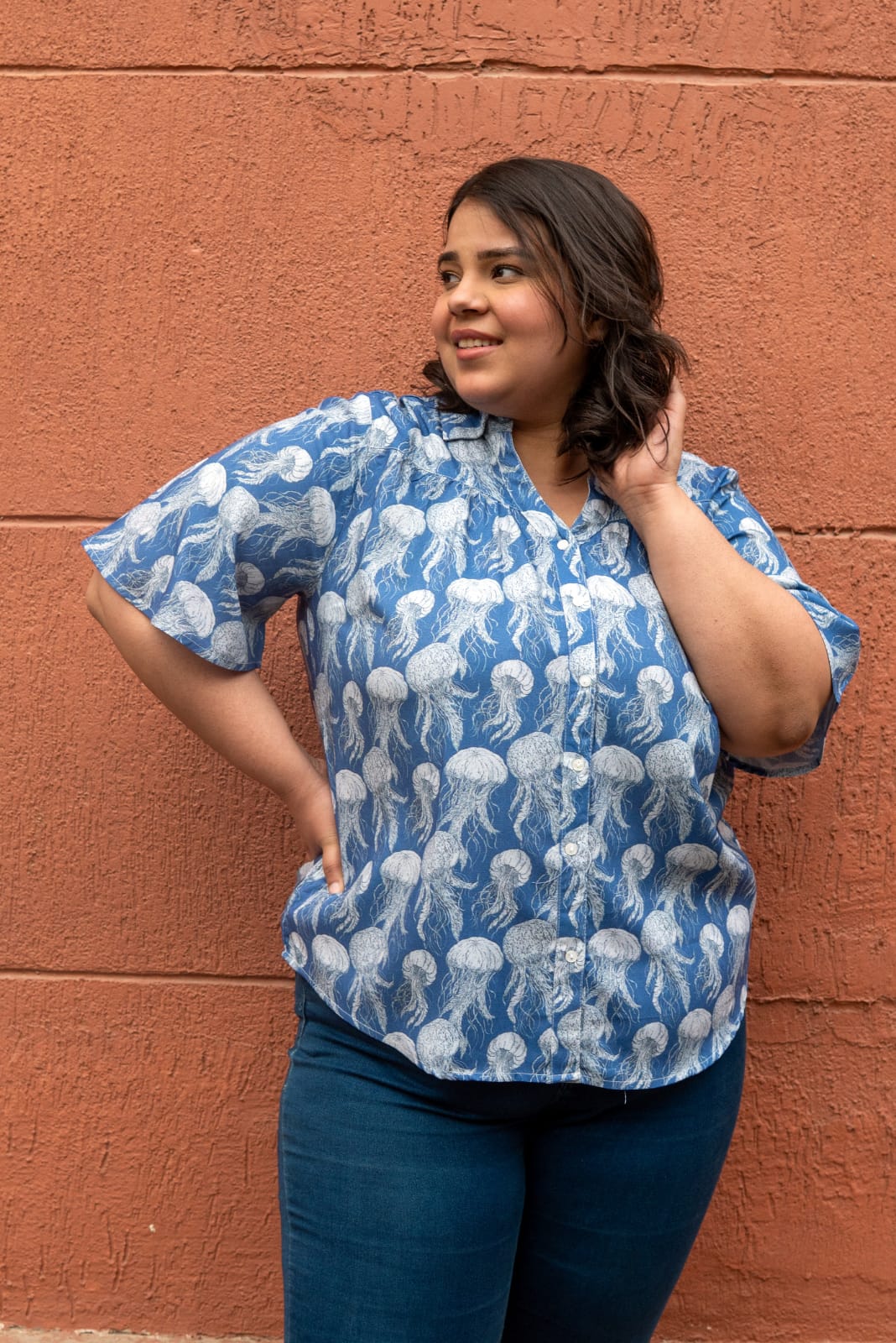 Breezy Drift Collar Shirt