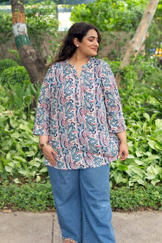 Mandala Chic Slit Kurta Top