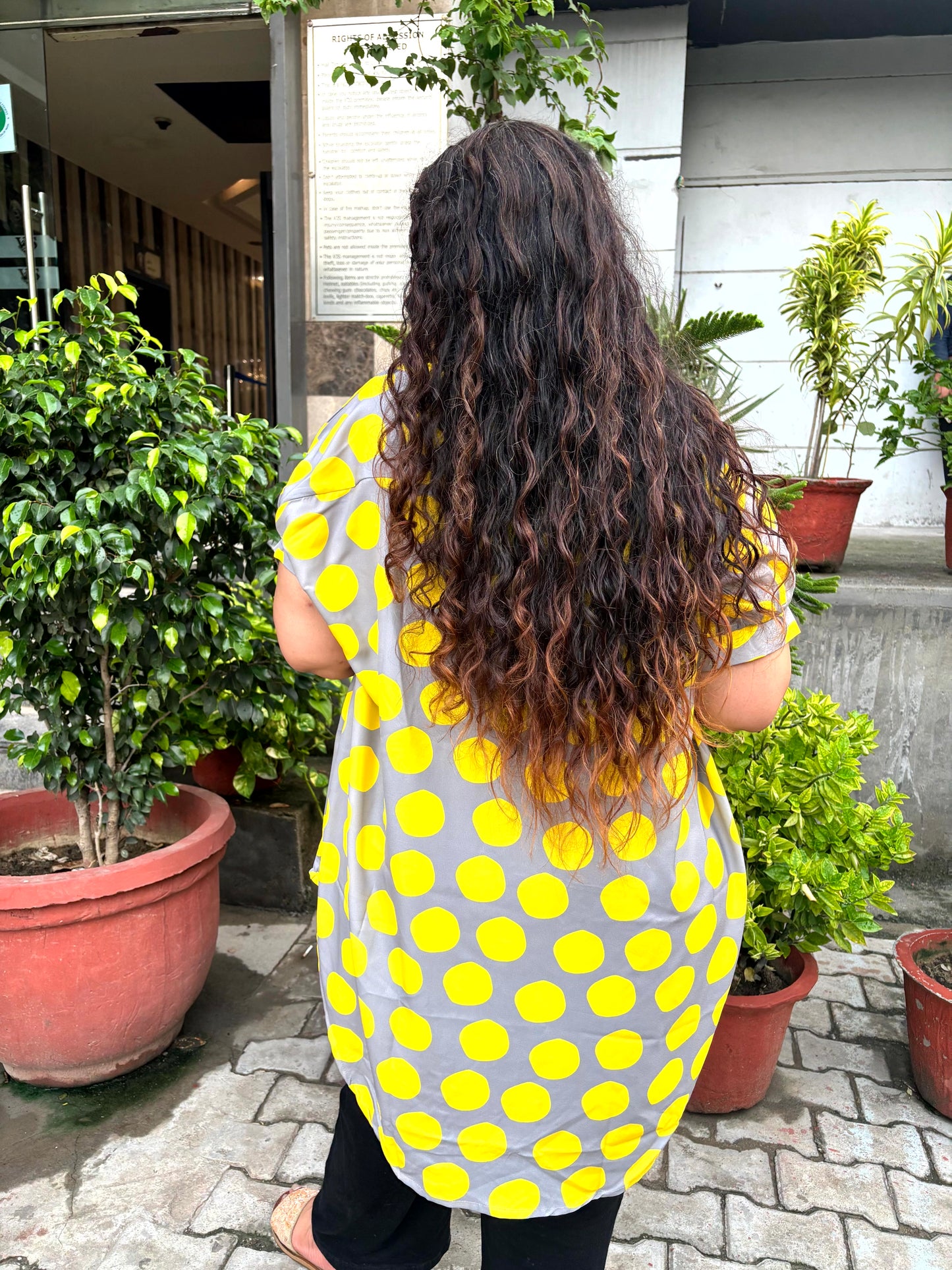 Polka Punch Long Shirt