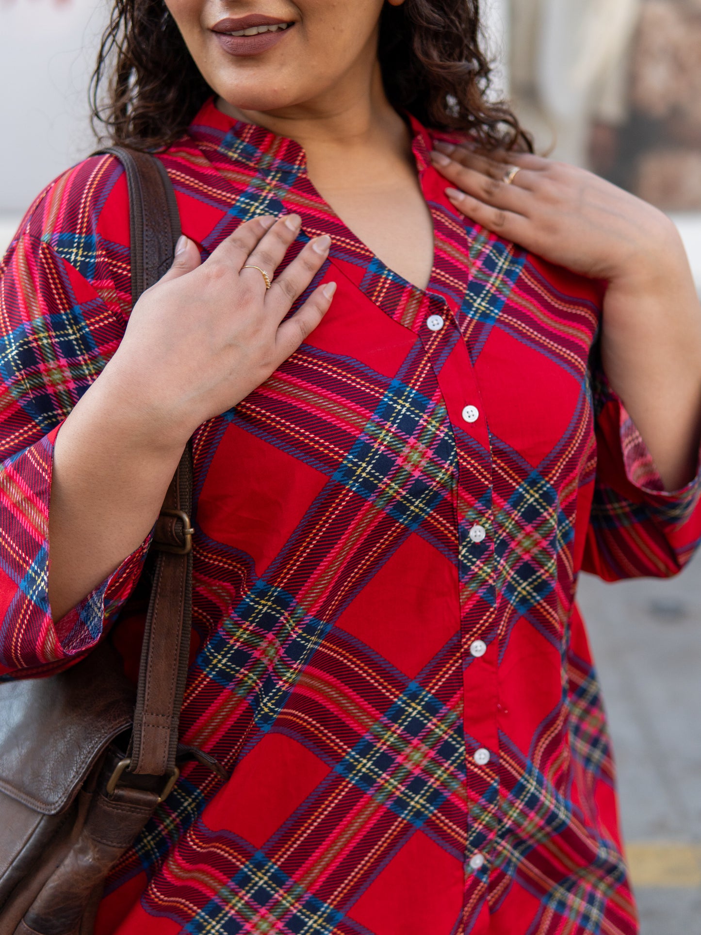 Classic Plaid Relaxed Shirt