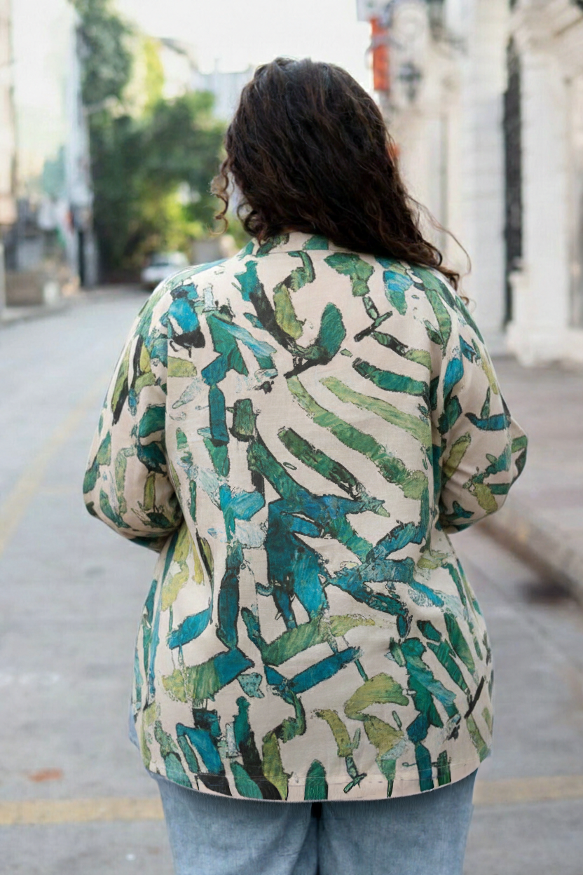 Abstract Canvas RelaxFit Shirt