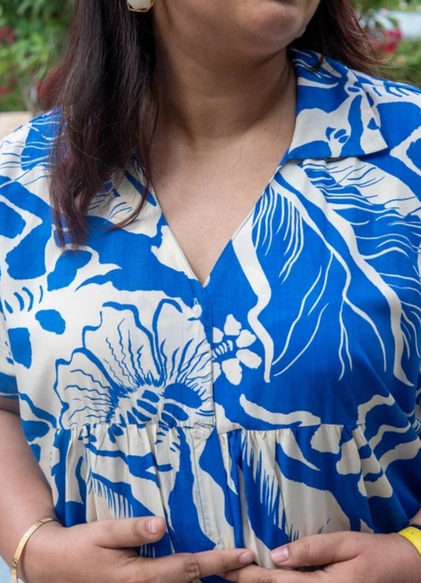 Island Breeze Collar Dress
