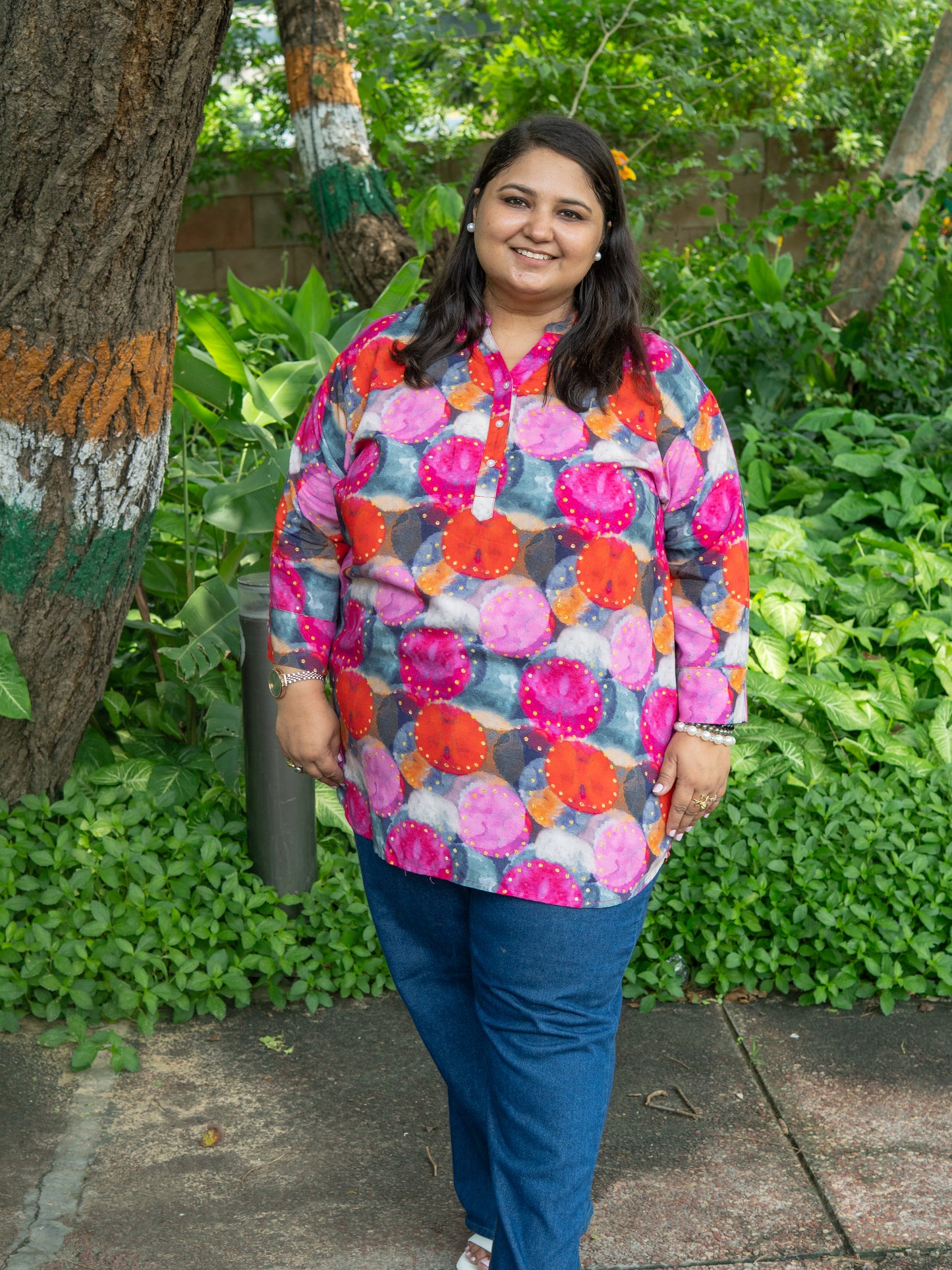ColorSplashKurta Top