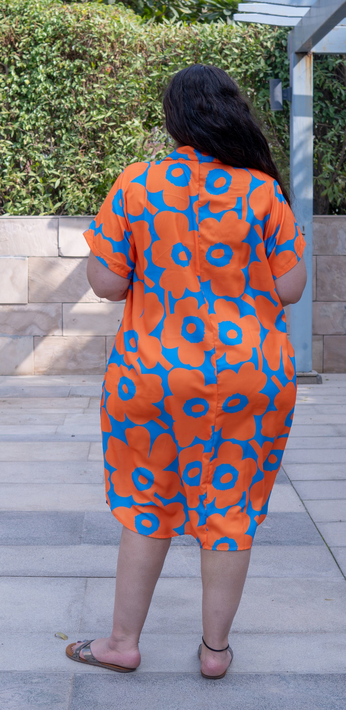 Sunpop Bloom Collar Dress