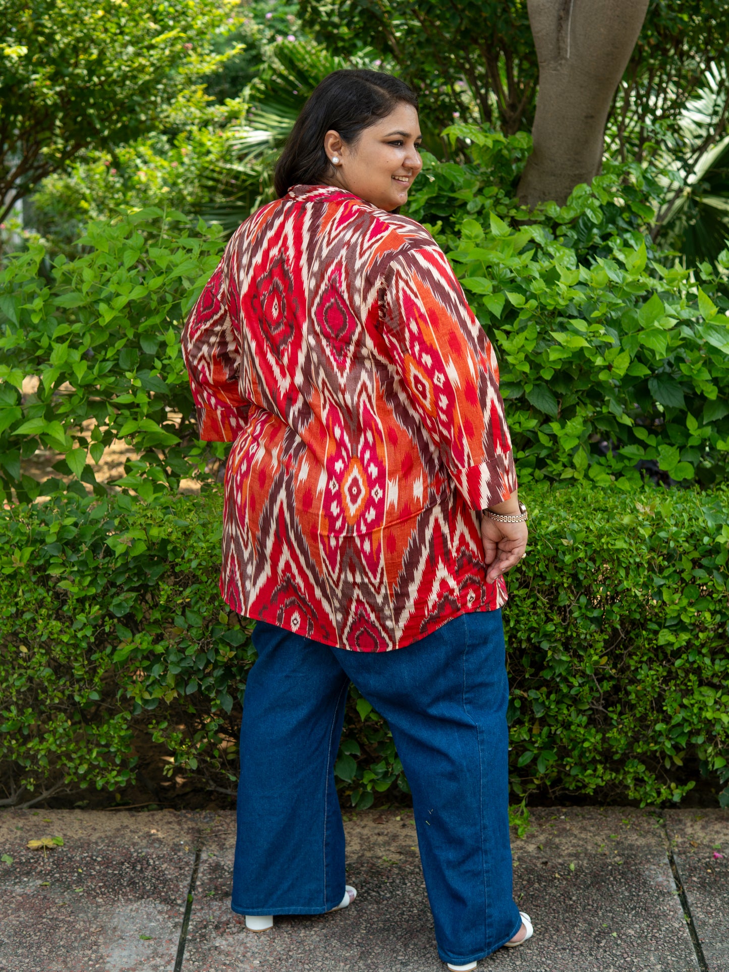 Ikat Radiance Kurta Top