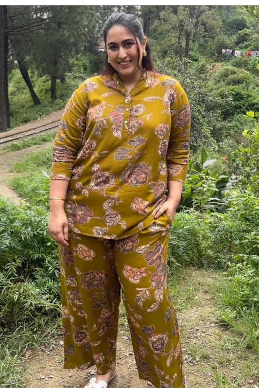 Saffron Flora Co-ord Set