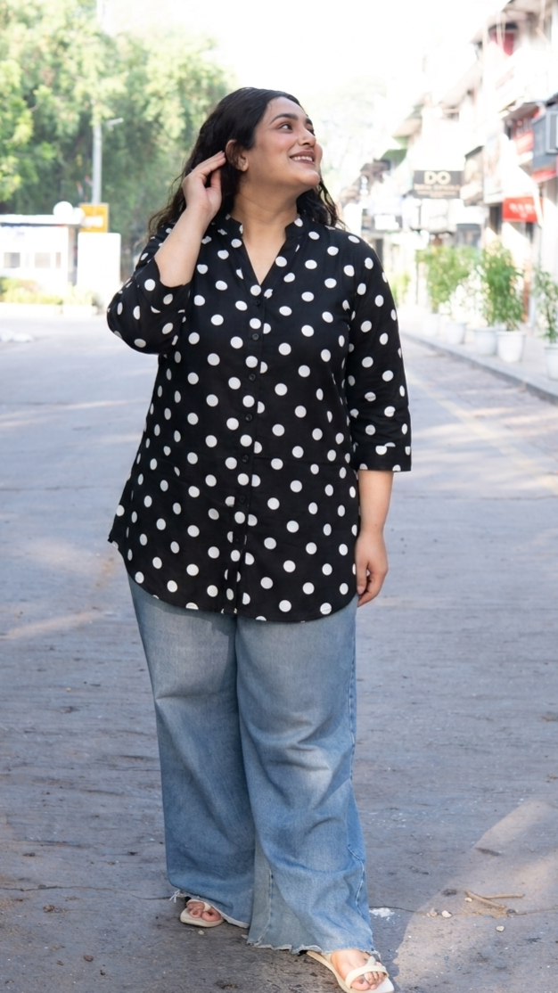 Polka Charm RelaxFit Shirt