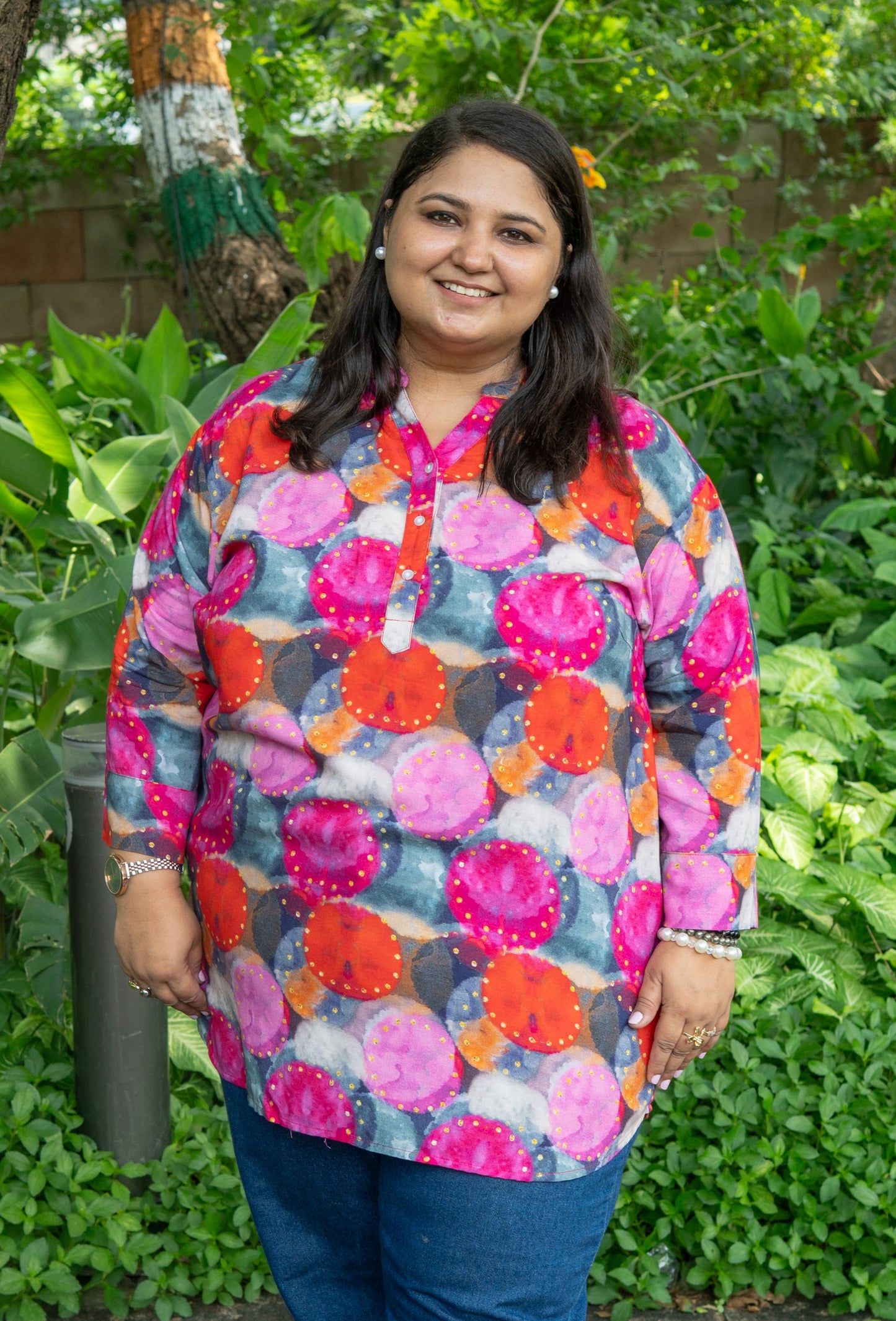 ColorSplashKurta Top