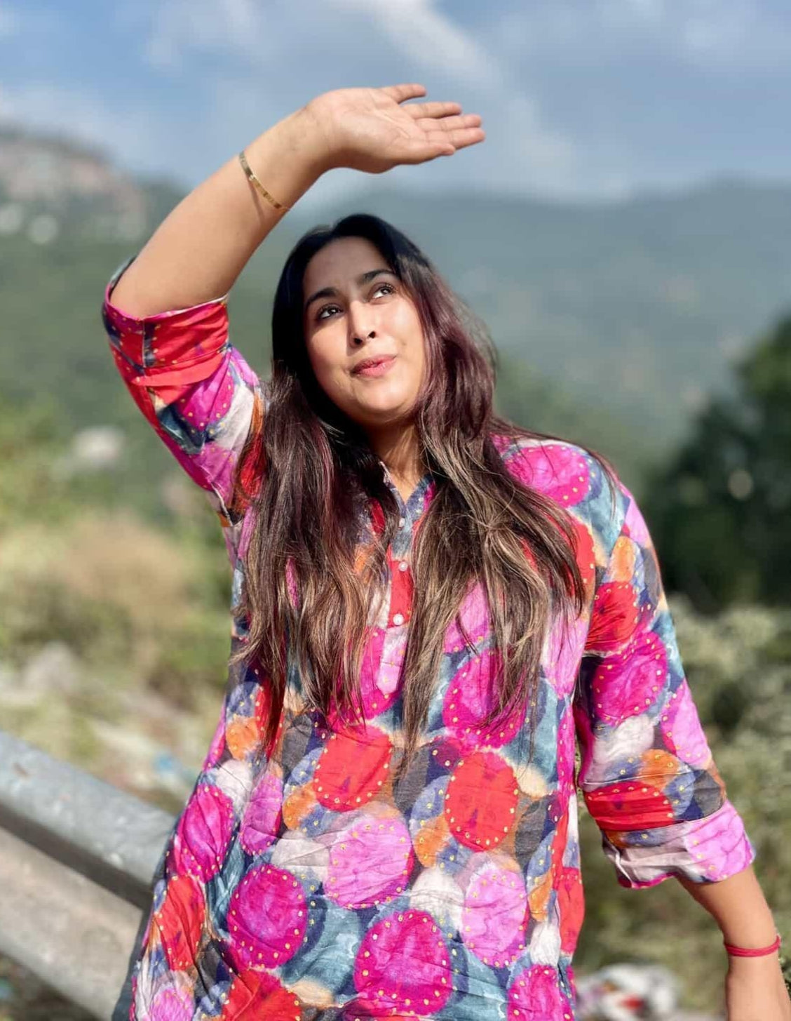 ColorSplash Kurta Top