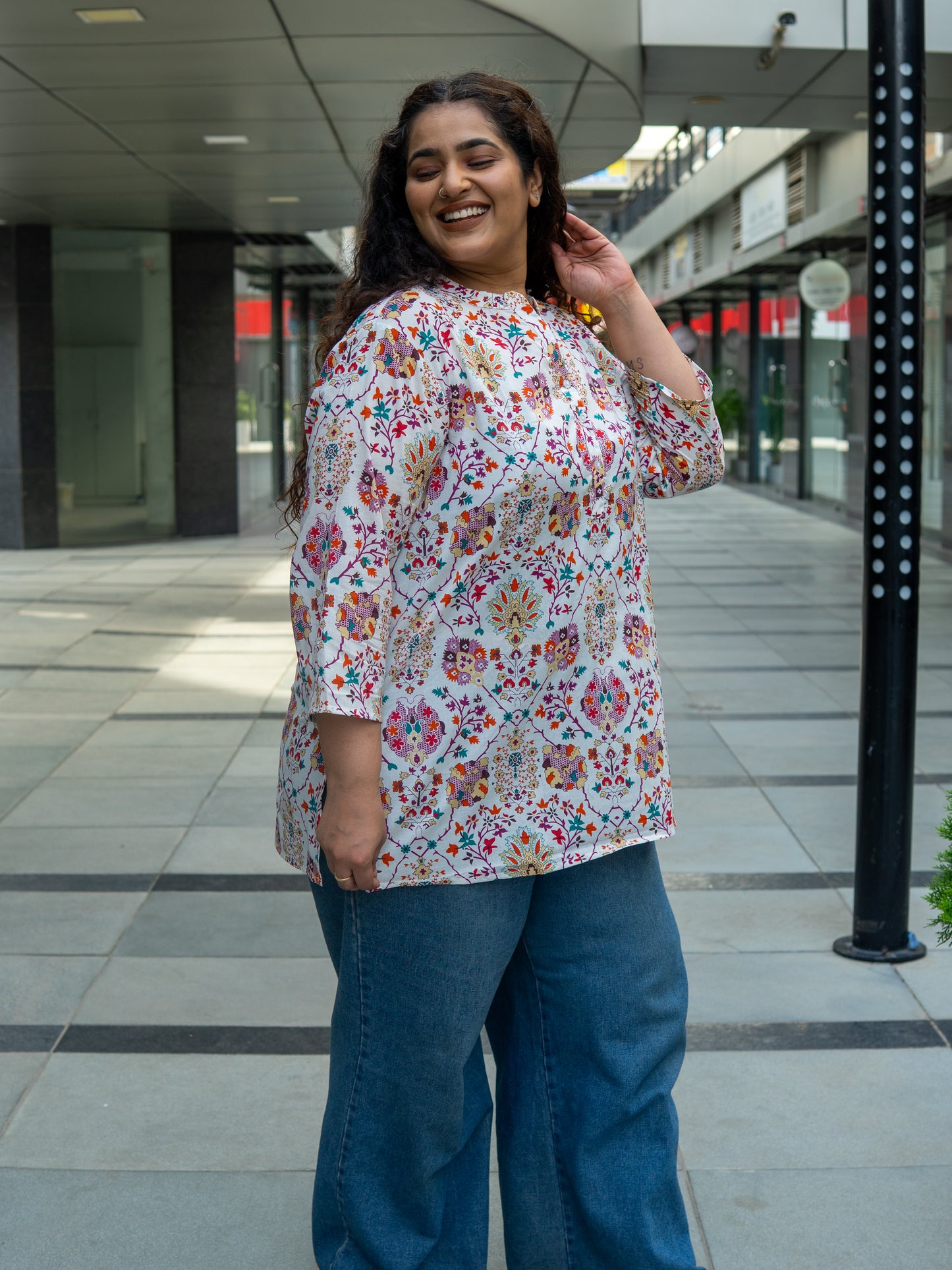 Royal Mosaic Kurta Top