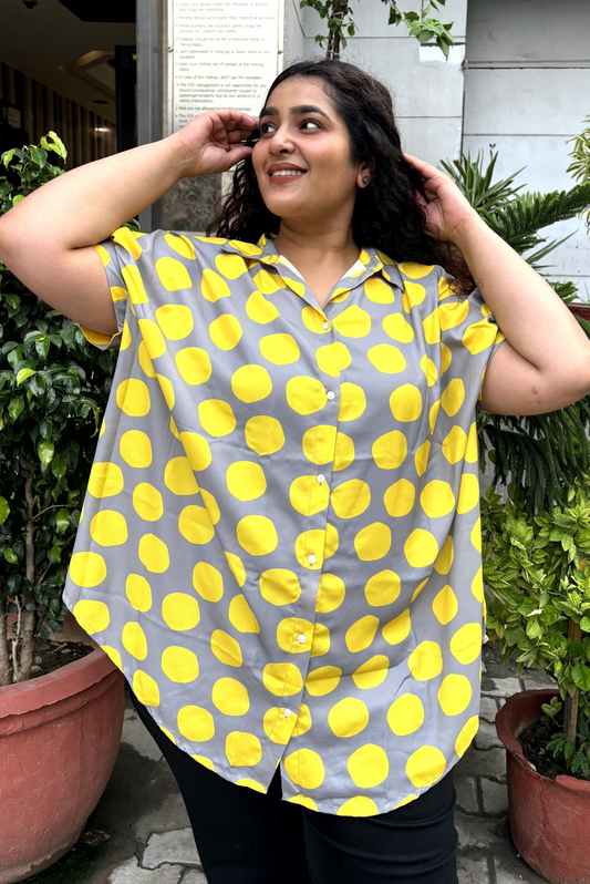 Polka Punch Long Shirt