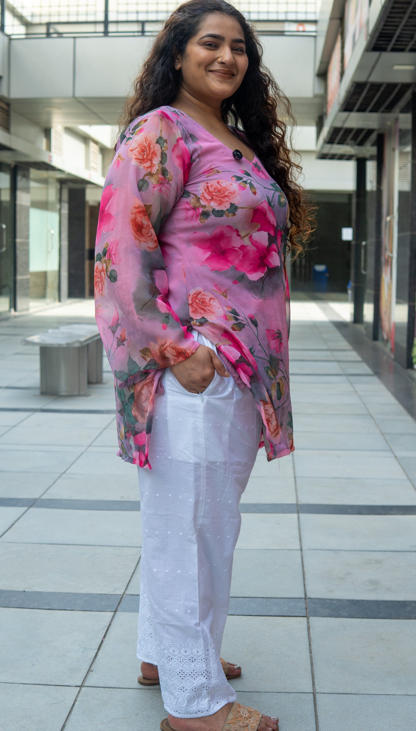 Noor White Pants