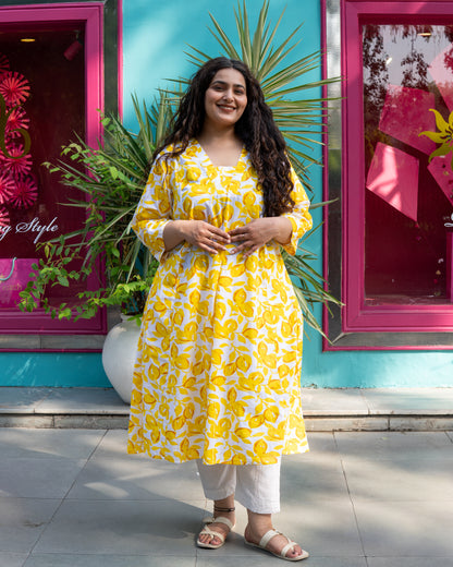 Sunshine Breezy A-Line Kurta