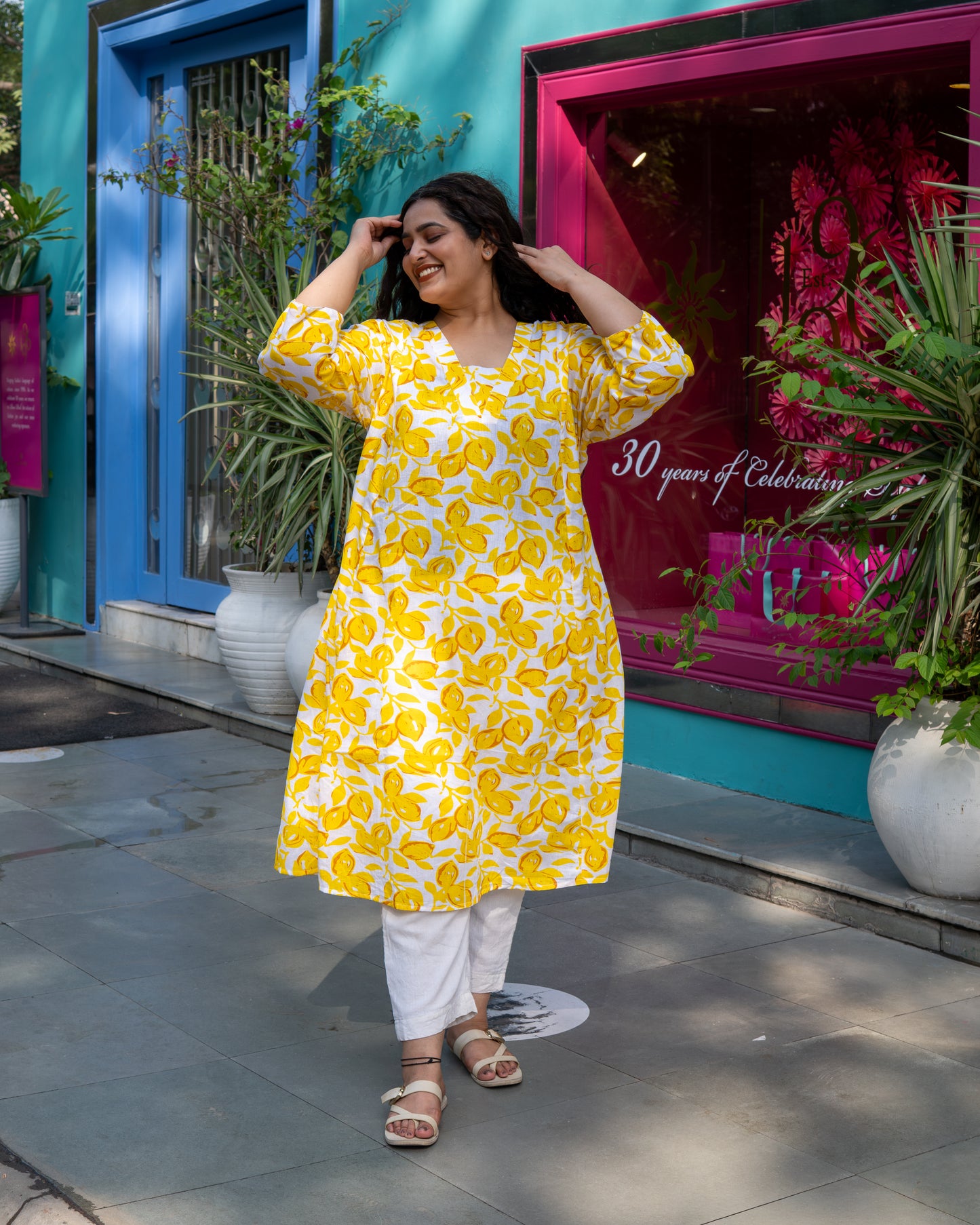 Sunshine Breezy A-Line Kurta