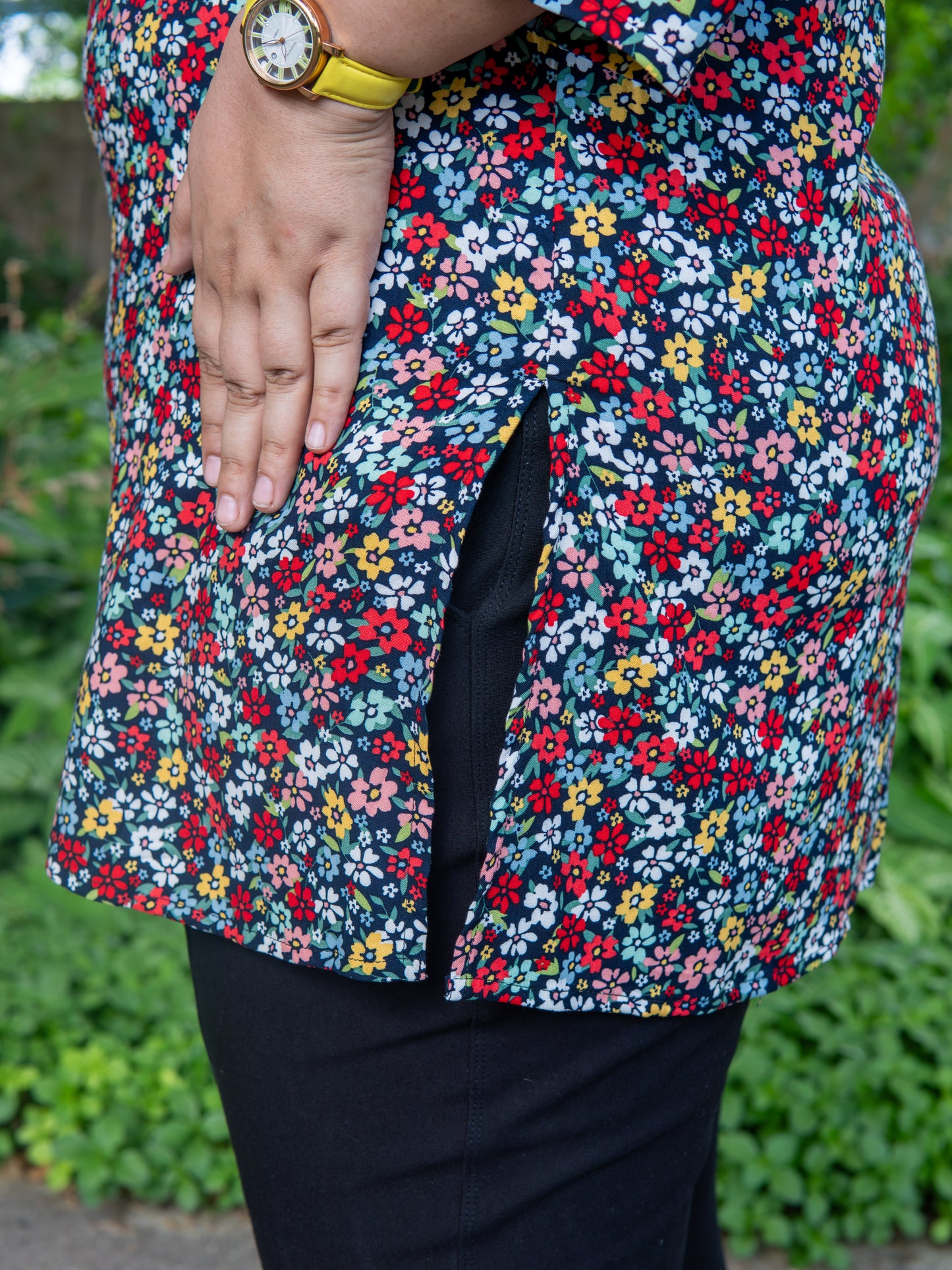 Floral Raga Kurta Top