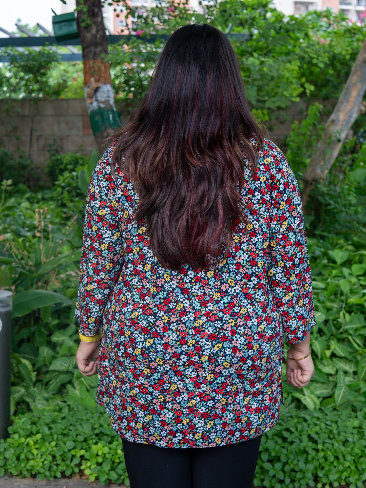 Floral Raga Kurta Top