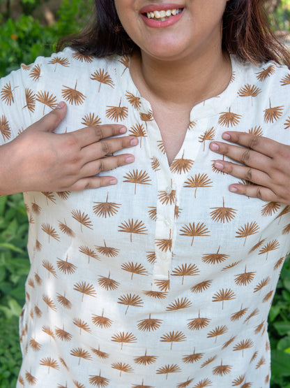 Noor Leaf Kurta Top