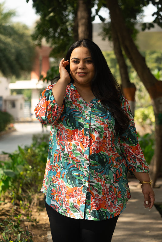 Tropical Breeze Button Down Shirt