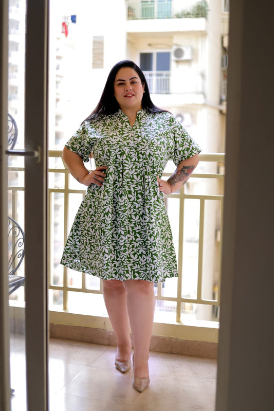 Adorable Serene Green Dress
