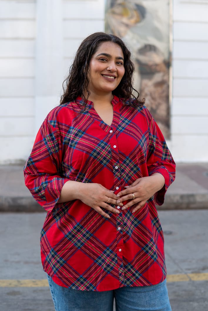 Classic Plaid Relaxed Shirt