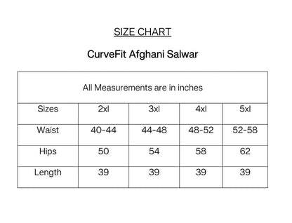 CurveFit Afghani Salwar