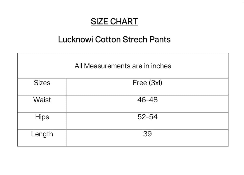 NoorEase Lucknowi Cotton Pants