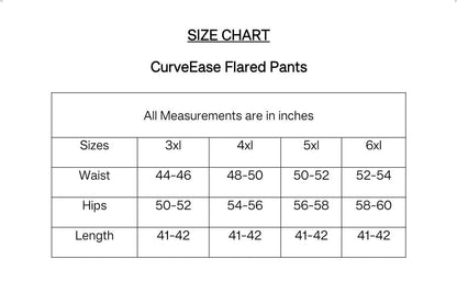 Black CurveEase Flared Pants