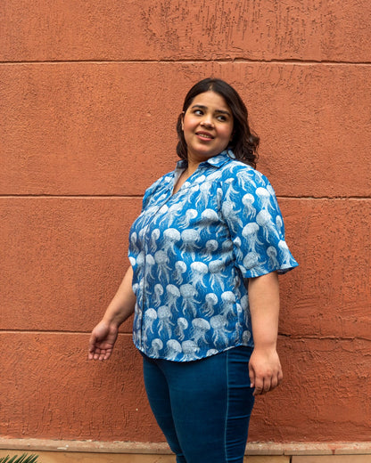 Breezy Drift Collar Shirt