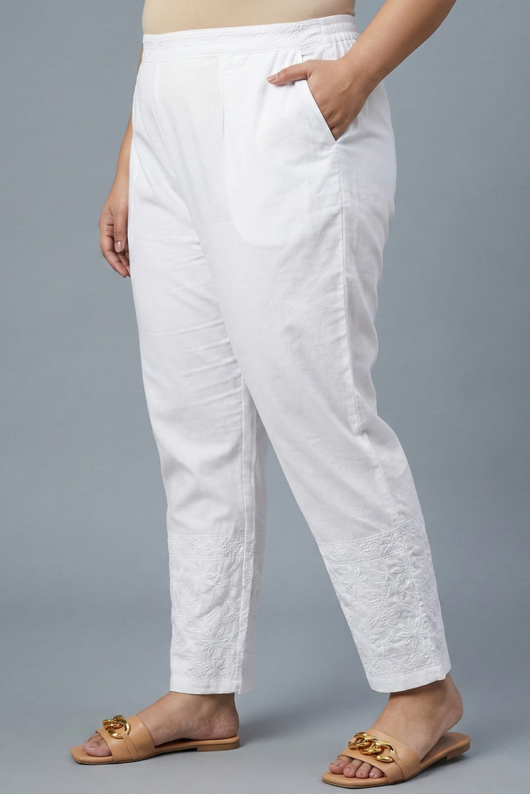NoorEase Lucknowi Cotton Pants
