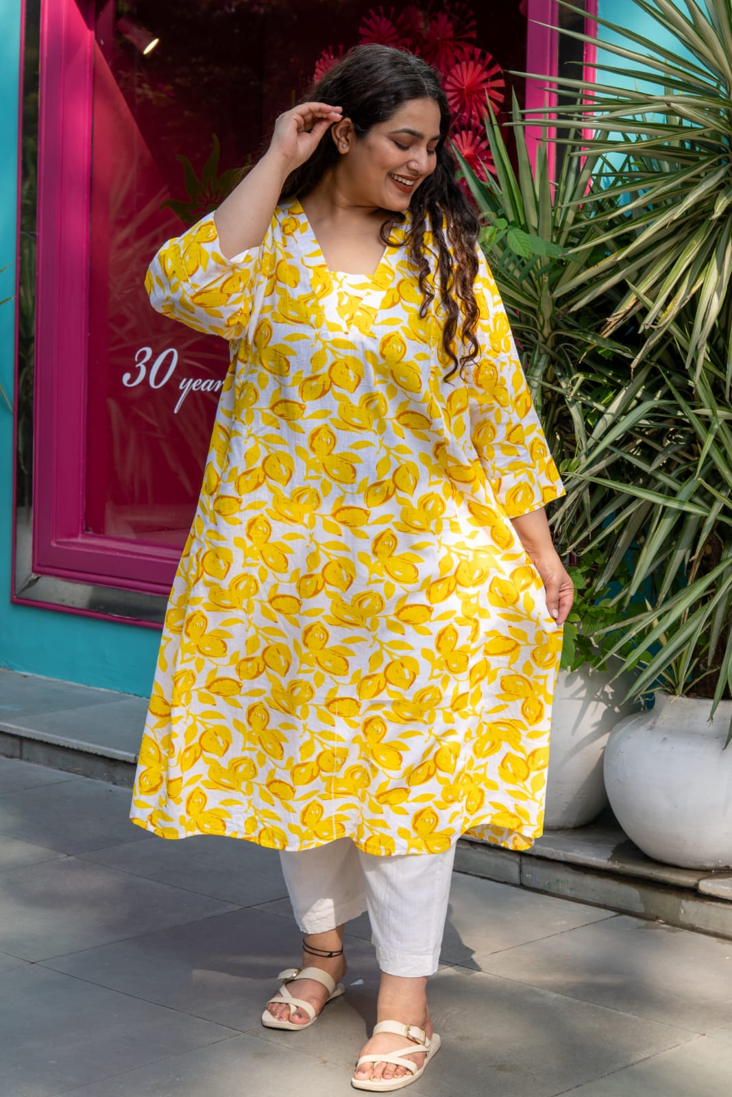 Sunshine Breezy A-Line Kurta