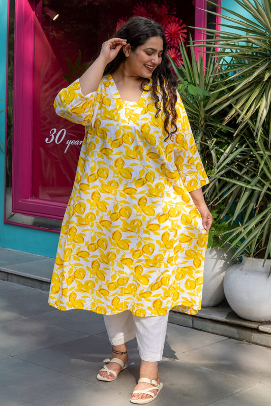 Sunshine Breezy A-Line Kurta