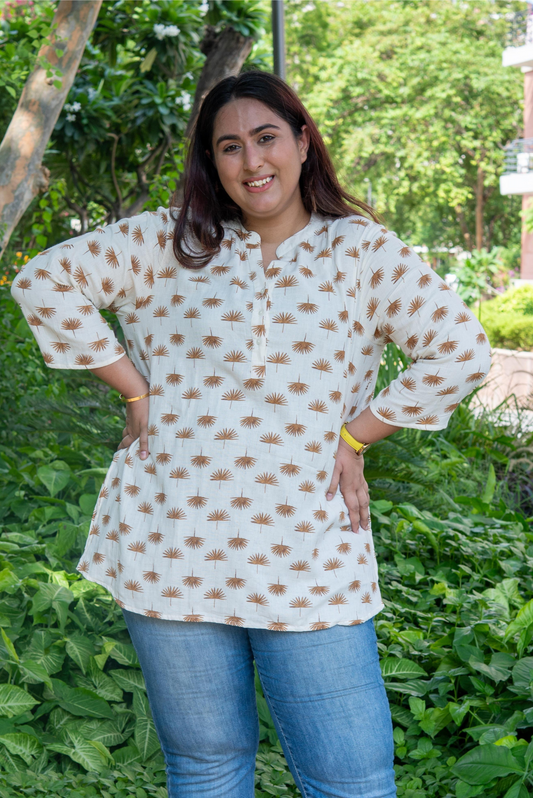 Noor Leaf Kurta Top