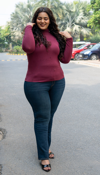 Denim Look Fleece Pants