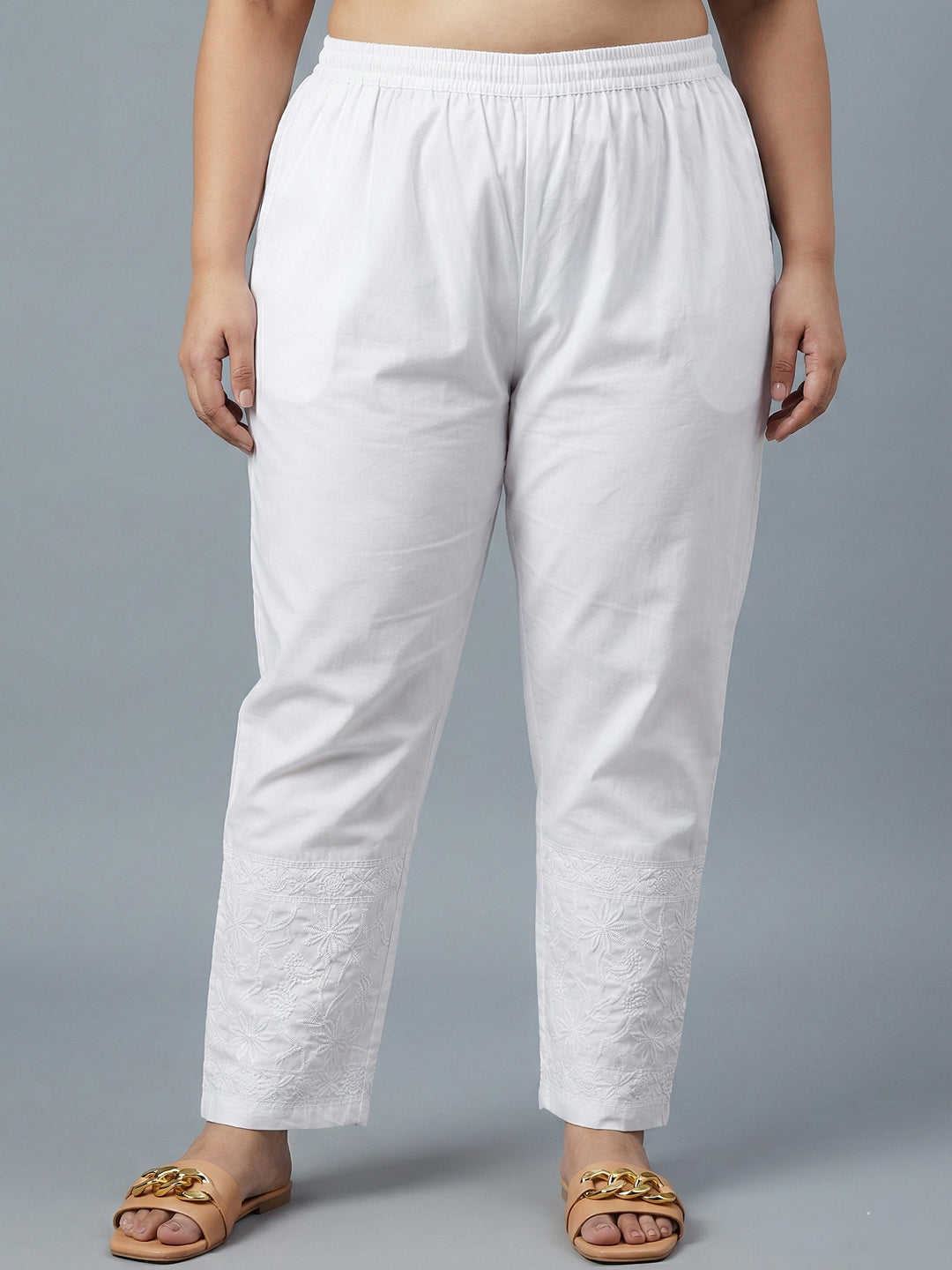 NoorEase Lucknowi Cotton Pants