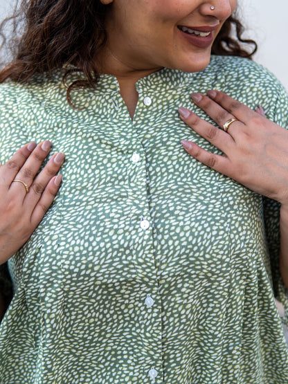 Pista Leaf A-line Tunic