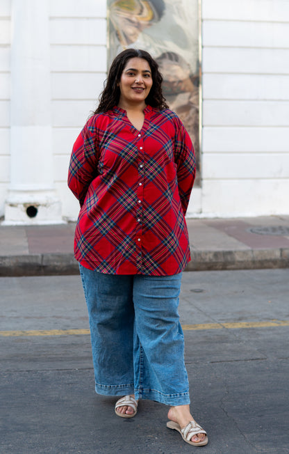 Classic Plaid Relaxed Shirt