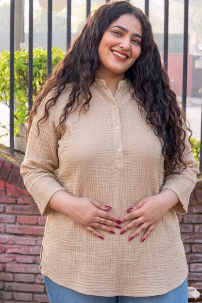 Sandstone Comfort Kurta Top