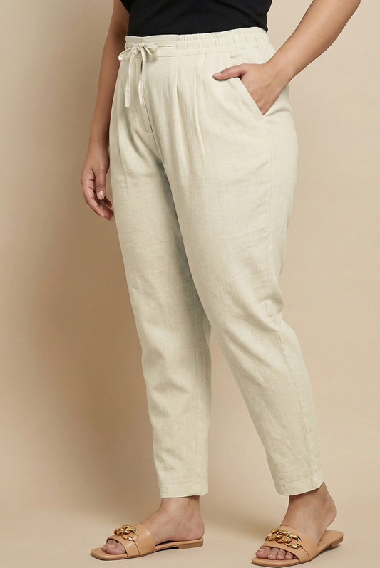 Off-White RelaxFit  Cotton Pants