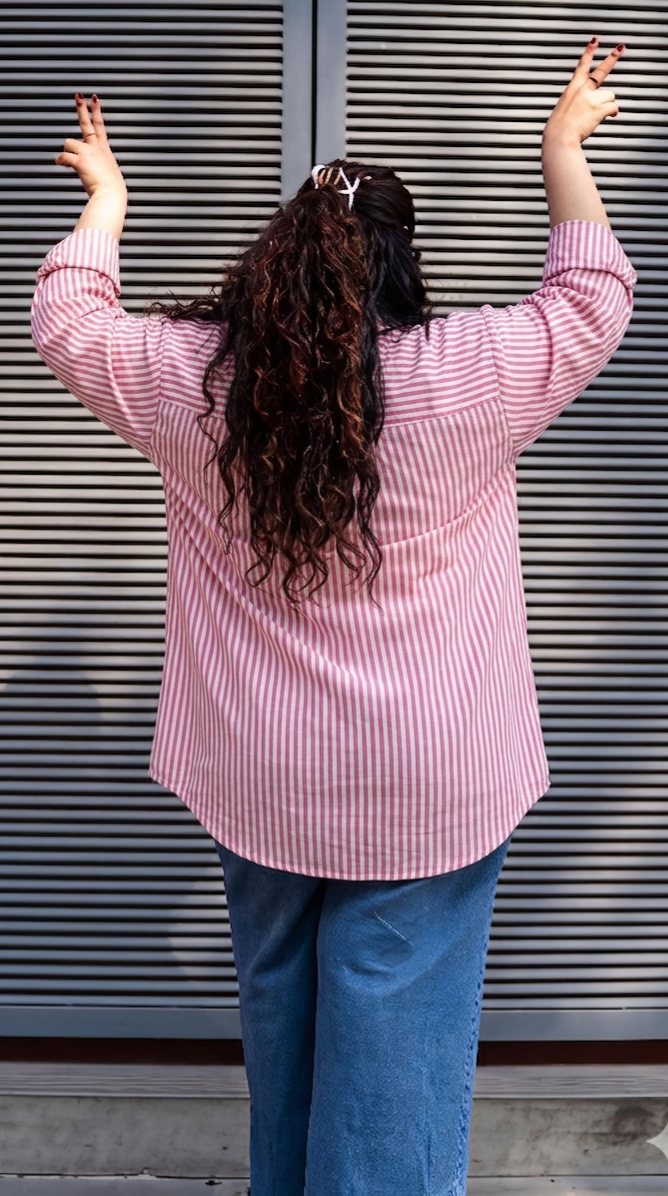 Blush Stripe RelaxFit Shirt