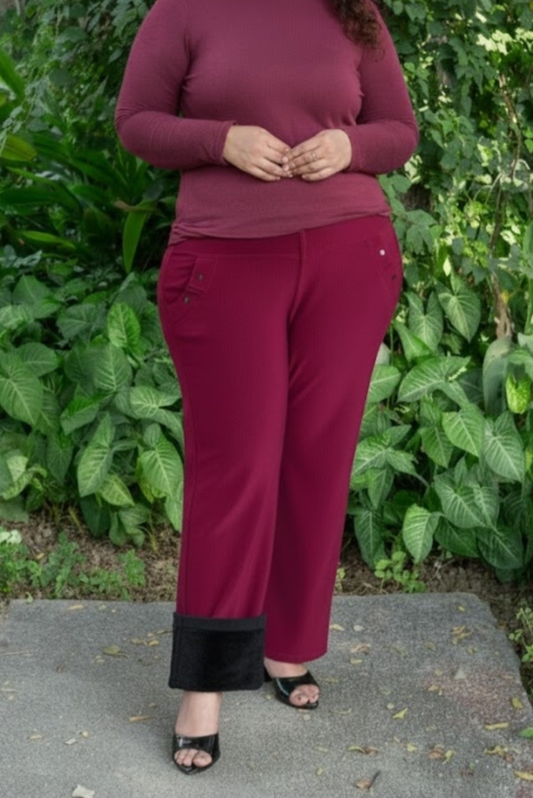 Cherry Loose Fleece Pants