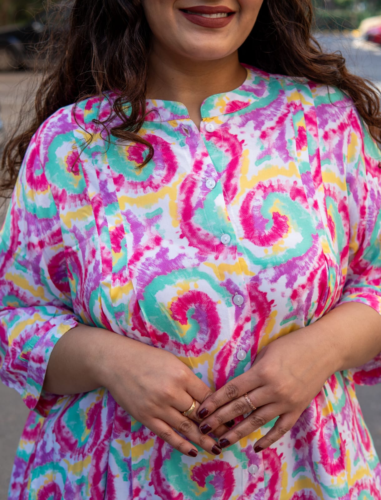 Candy Swirl A-Line Tunic