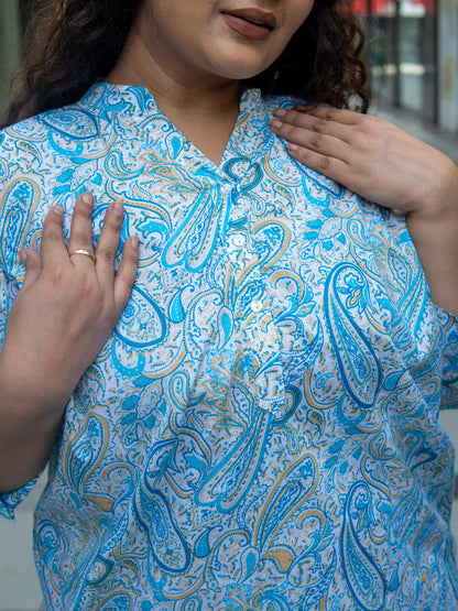 Paisley Charm Kurta Top