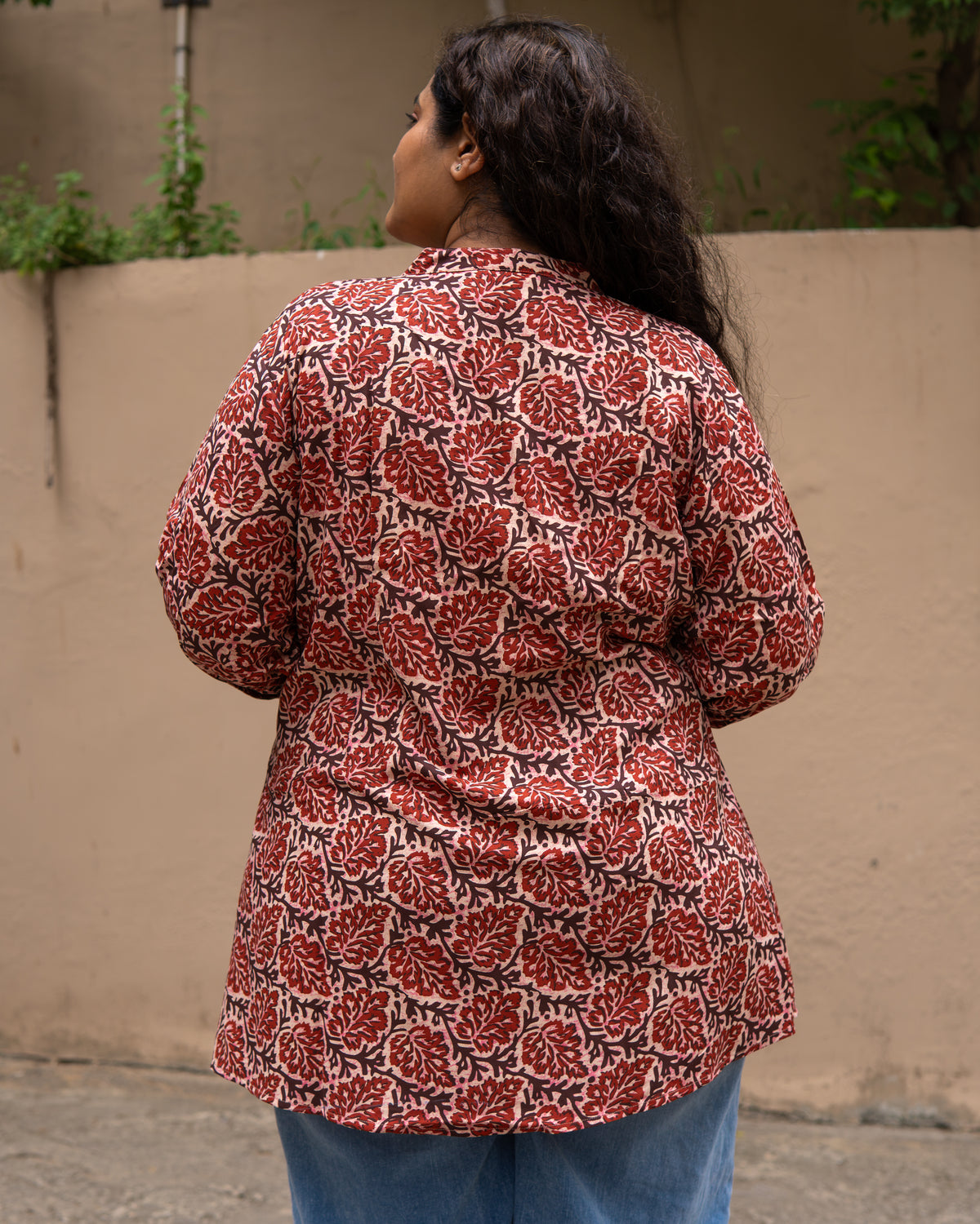Earthy Block Print Tunic