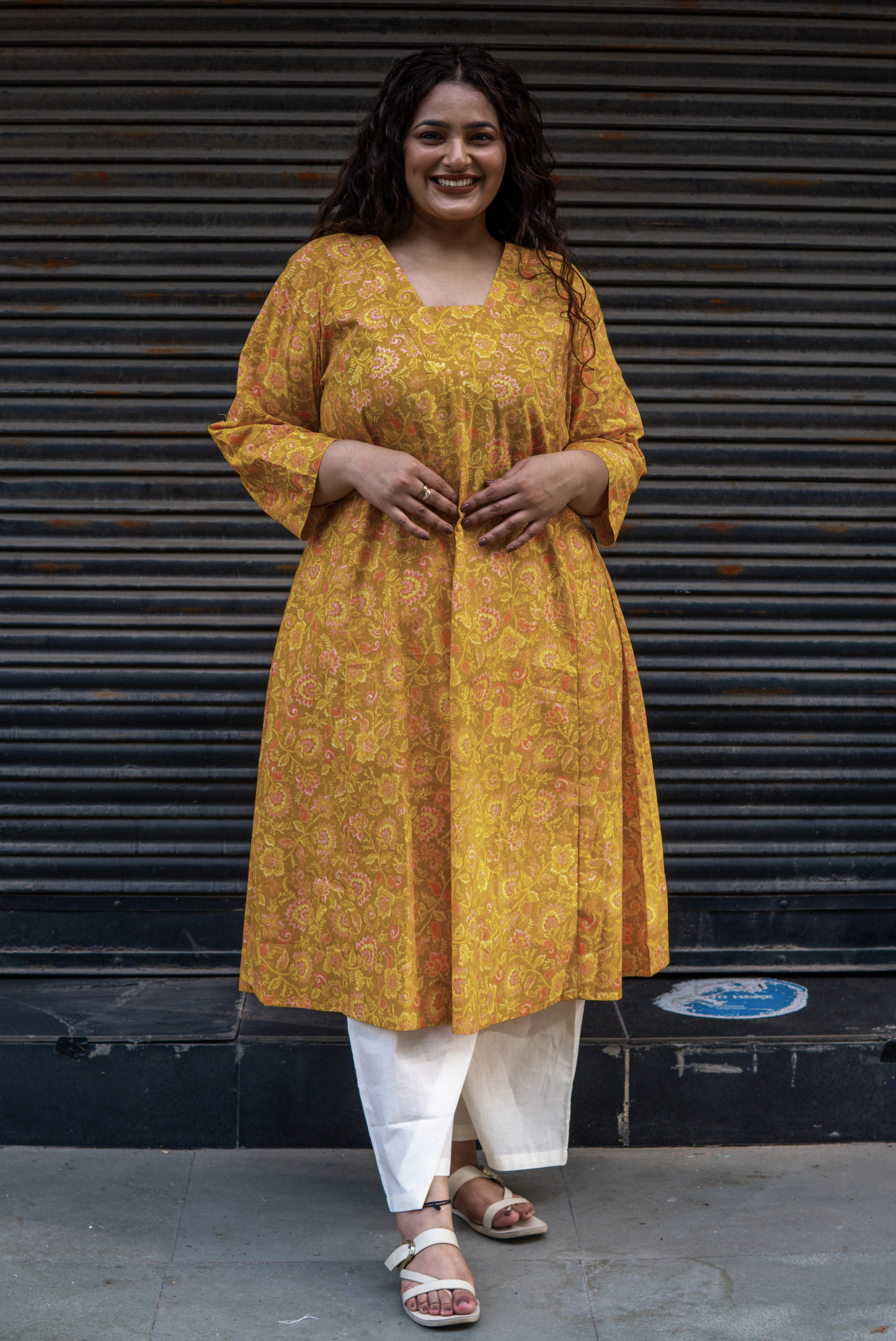 Amber Meadow A line Kurta