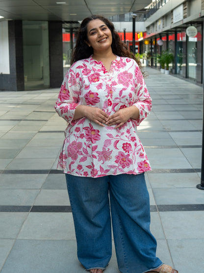 Blush Bloom Kurta Top